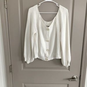 Off shoulder sweater